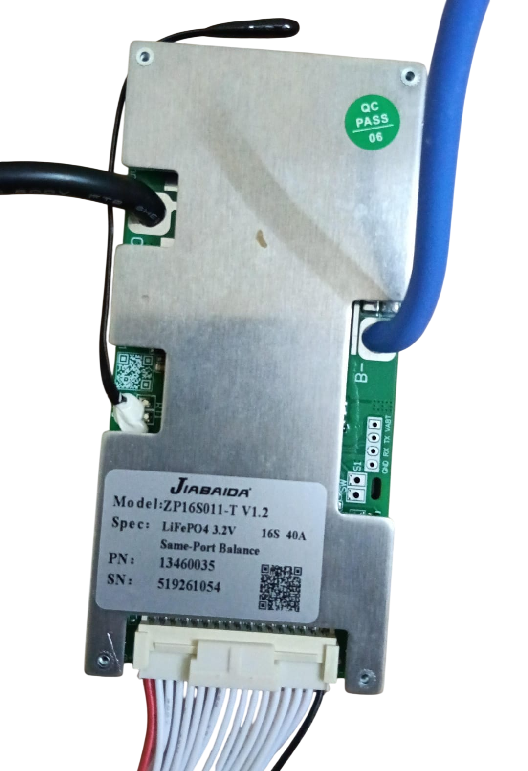 Jiabaida 16S 40A LiFePO4 BMS Board