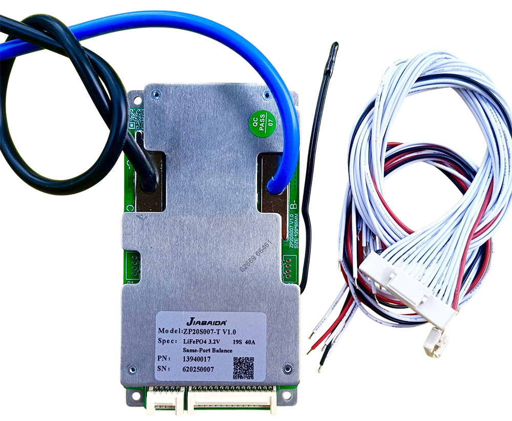 Jiabaida 19S 40A LiFePO4 BMS Board