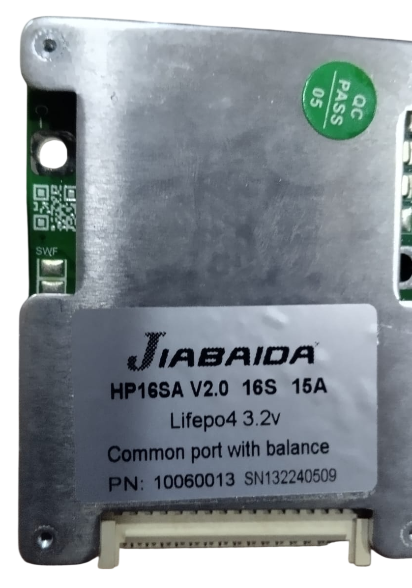 Jiabaida 16S 15A LiFePO4 BMS Board